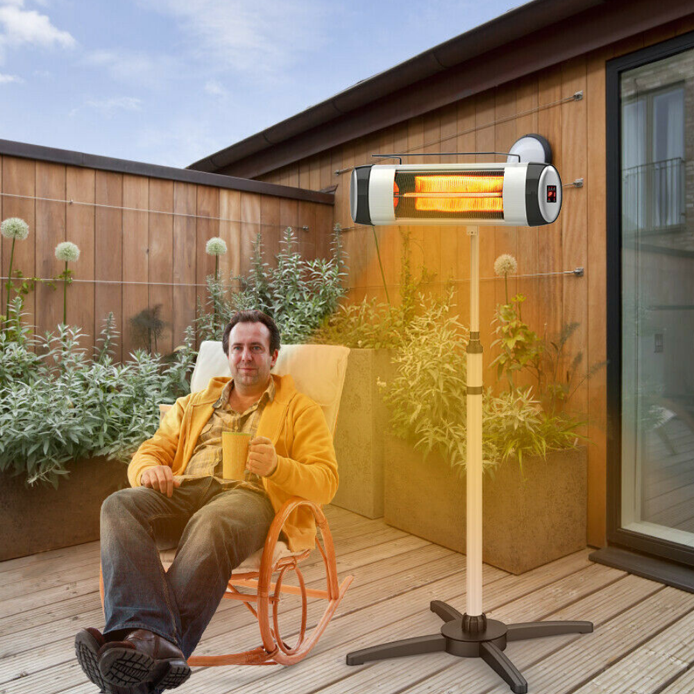 Free Standing Heavy Duty Outdoor Electric Infrared Patio Heater