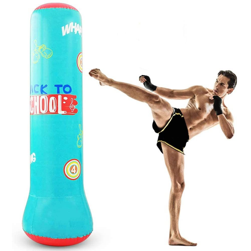 Premium Inflatable Free Standing Punching Bag 62 in