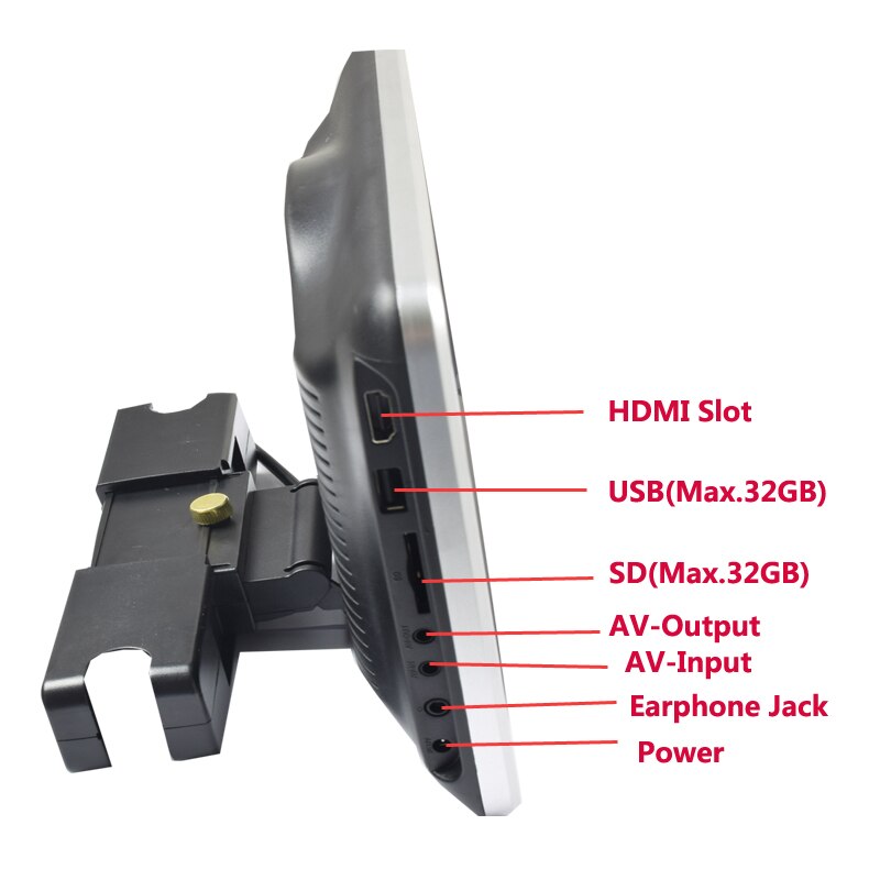 Premium Car Headrest DVD Player Monitor TV System