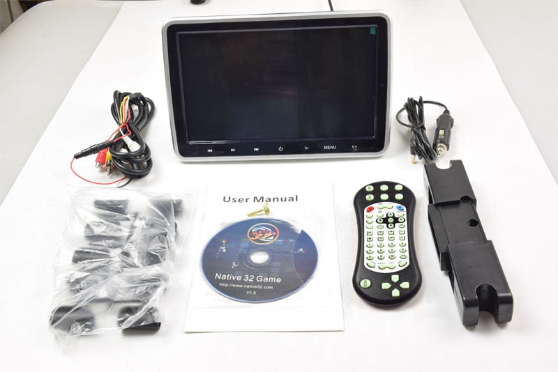 Premium Car Headrest DVD Player Monitor TV System