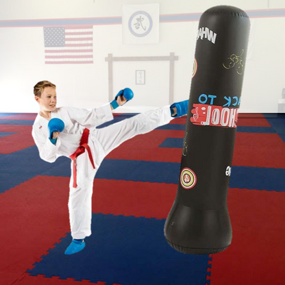 Premium Inflatable Free Standing Punching Bag 62 in