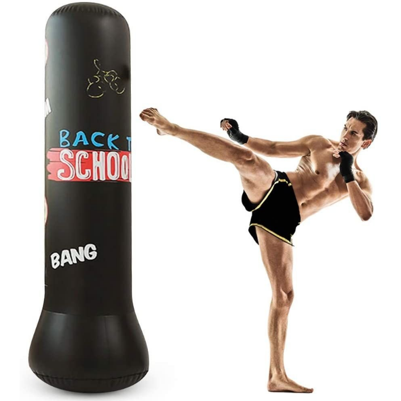 Premium Inflatable Free Standing Punching Bag 62 in