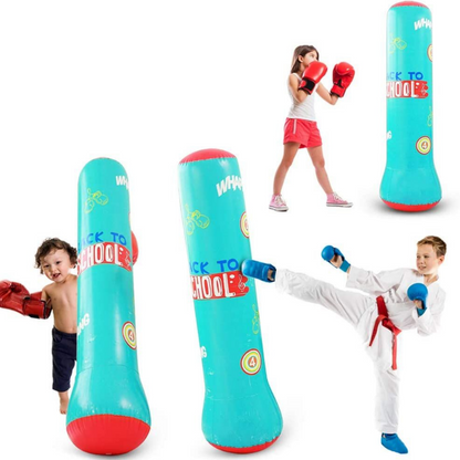 Premium Inflatable Free Standing Punching Bag 62 in